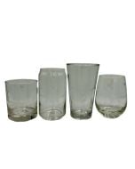PLANE DRINKING GLASSES