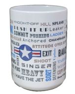 WORD CLOUD MUG - NAVAL AVIATION