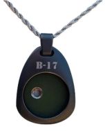 B-17 GUN METAL NECKLACE