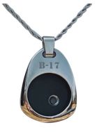 B-17 POLISHED NICKEL NECKLACE