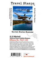 B25 MITCHELL TRAVEL STAMP