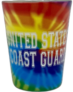COAST GUARD TIE DYE SHOT GLASS