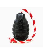 USA k9 GRENADE CHEW TOY/ROPE- BLACK