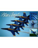 BLUE ANGELS IN ECHELON POSTCARD