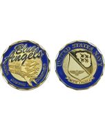 BLUE ANGEL GEM BORDER COIN
