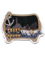 COAST GUARD MINI DECAL
