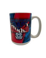 COAST GUARD RED WHITE BLUE MUG