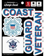 COAST GUARD VETERAN CAR DECAL