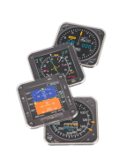 MODERN FLIGHT INSTRUMENT COASTERS