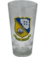 BLUE ANGELS SHEILD PINT GLASS