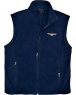 NAVAL AVIATOR WING FLEECE VEST