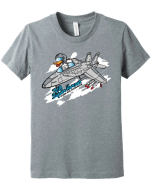 F-18 NAVAL AVIATION MUSEUM DUCK KIDS TEE