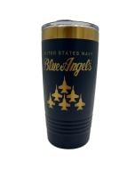 BLUE ANGELS ENGRAVED TUMBLER