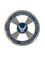 AIR FORCE VALUES CUT OUT COIN