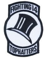 FIGHTING 14 TOPHATTERS PATCH