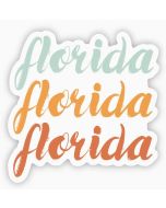 Florida Text Sticker