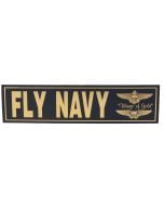 FLY NAVY BUMPER STICKER