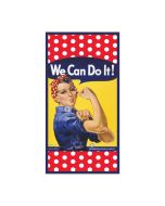 ROSIE THE RIVETER BEACH TOWEL