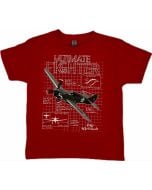 GLOW IN THE DARK ULTIMATE FIGHTER KIDS TEE