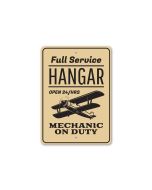 FULL SERVICE HANGER SIGN