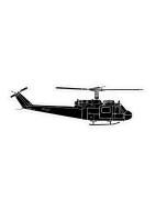 UH-1 HUEY STICKER - COLOR
