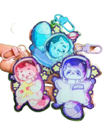 SPACE RACCOON KEYCHAIN