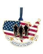 3D ORNAMENT - LAND OF THE FREE