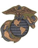 MARINE GLOBE AND ANCHOR PATCH