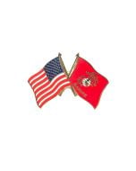 MARINE/US FLAGS PIN