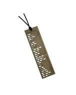 MORSE CODE BOOKMARK