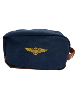 NAVAL AVIATOR WING SHAVING BAG