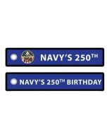 NAVY 250TH FABRIC KEYCHAIN