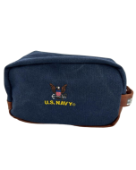 NAVY SHAVING BAG