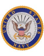 NAVY CREST PATCH