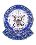 US NAVY RETIRED PIN