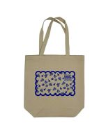 NAVAL AVIATIOM MUSEUM FLORAL LARGE TOTE