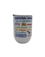 NAVAL AVIATION MUSEUM WORD WINE TUMBLER