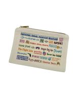 NAVAL AVIATION MUSEUM WORD CLOUD POUCH BAG