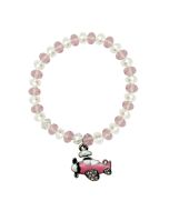 CRYSTAL PINK AIRPLANE BRACELET