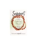 MILITARY SUPPORT BRACELET - RED