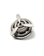 SILVER AIRPLANE PROPELLER PIN