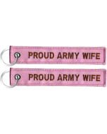 PROUD ARMY WIFE KEYCHAIN
