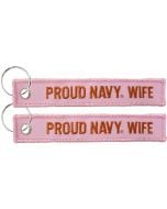 PROUD NAVY WIFE KEYCHAIN