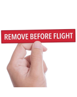REMOVE BEFORE FLIGHT STICKER