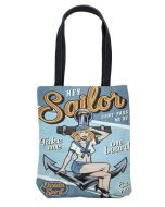 HEY SAILOR RECYCLED MILITARY TENT TOTE