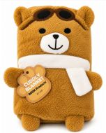 Aviator Bear Cuddly Blanket