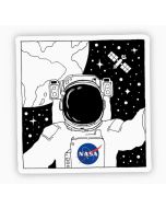 NASA ASTRONAUT SELFIE STICKER