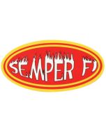 MARINE SEMPER FI REFLECTIVE STICKER