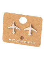 AIRPLANE STUD EARRINGS