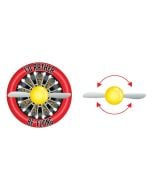 2D SPINNING PROP MAGNET